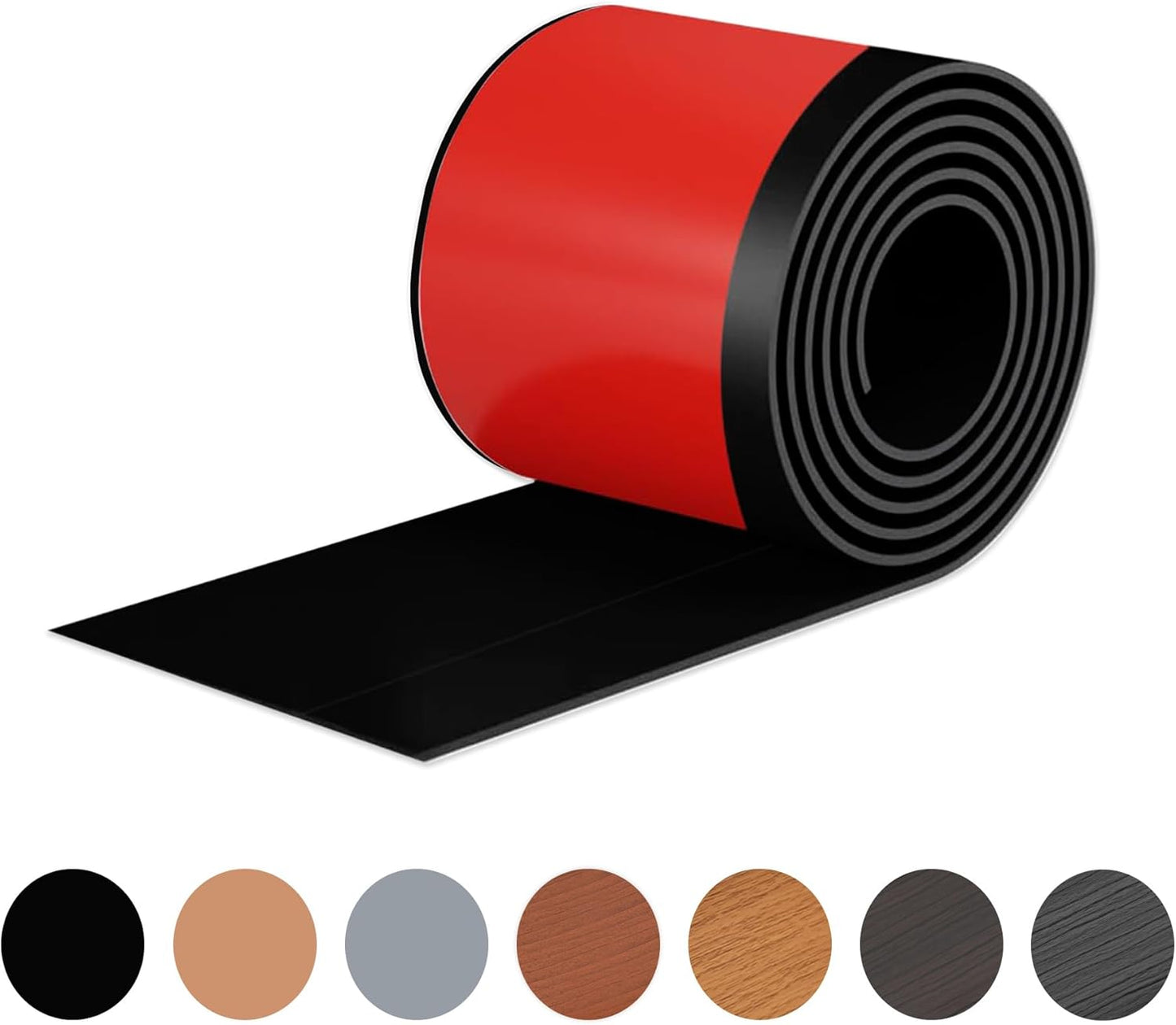 Black Wall Molding Trim 3 Inch x 20 Feet for Home Decoration