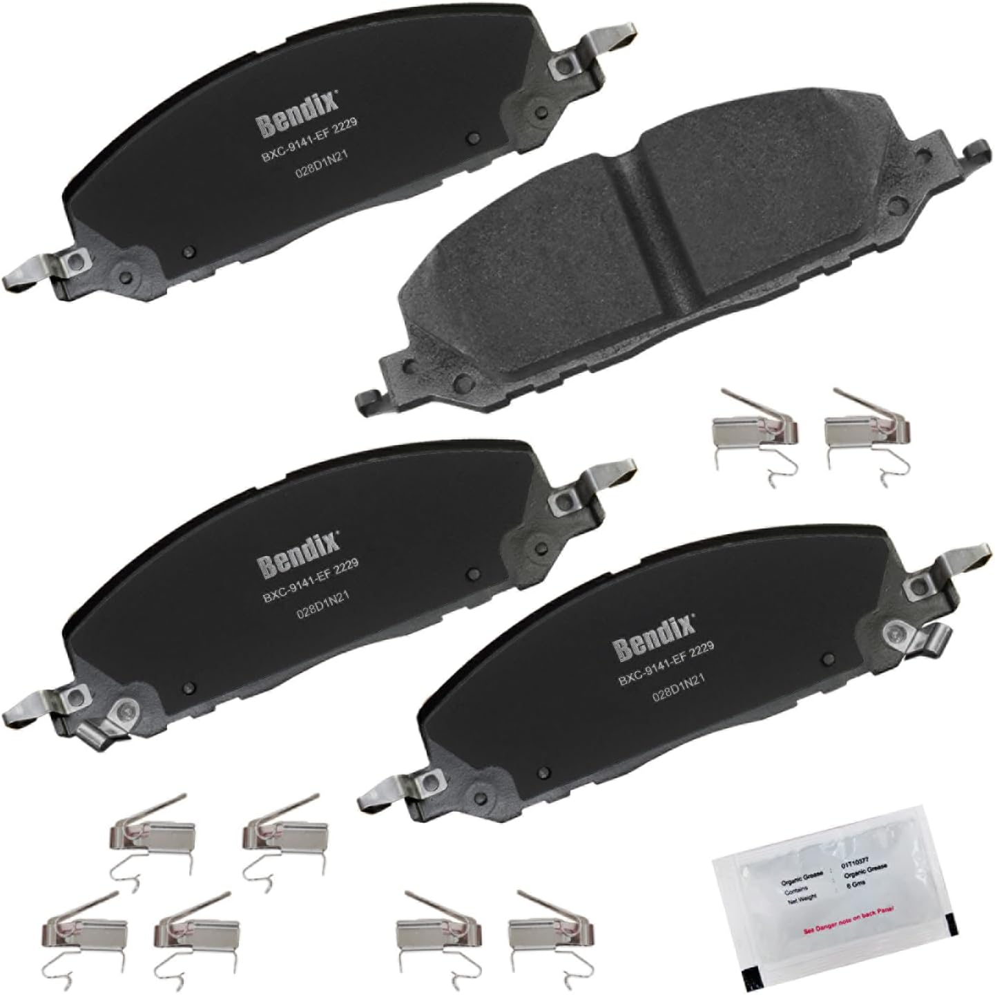 Bendix Priority1 CFC2229 Ceramic Brake Pads for Ford Explorer