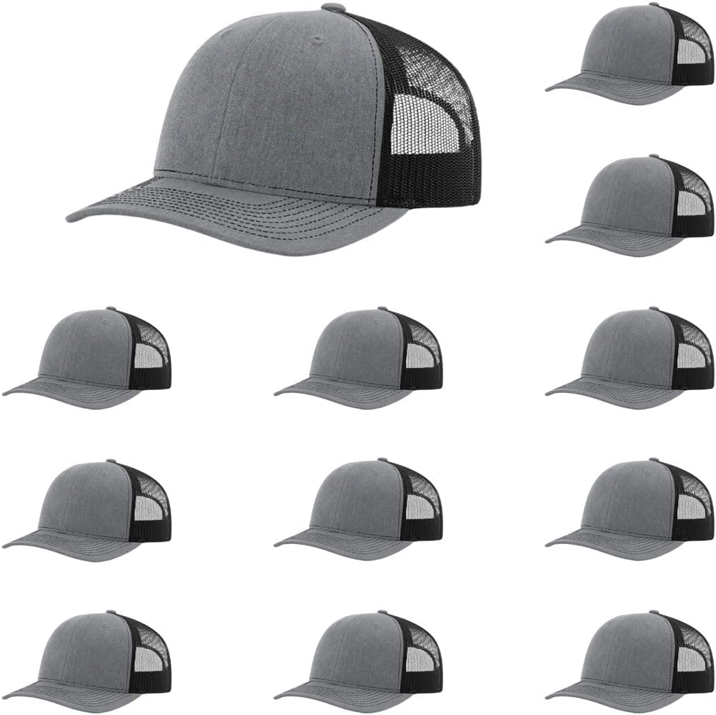 Richardson 112 Classic Six-Panel Adjustable Snapback Trucker Cap