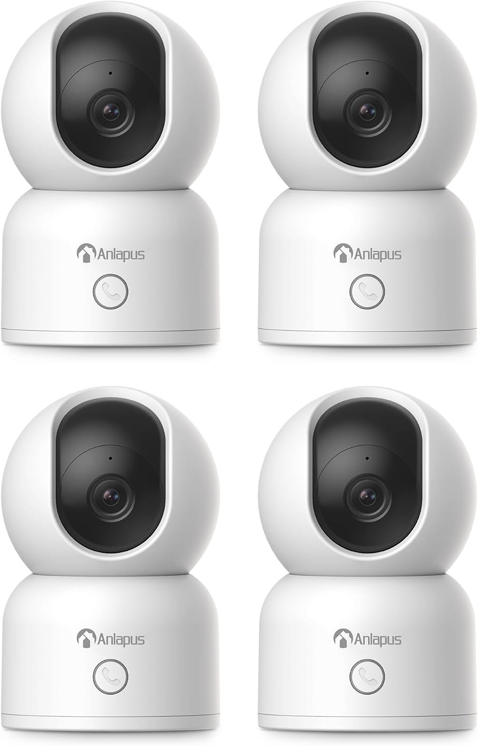 Anlapus C518 Indoor Camera: 360 Pan/Tilt WiFi Security Solution