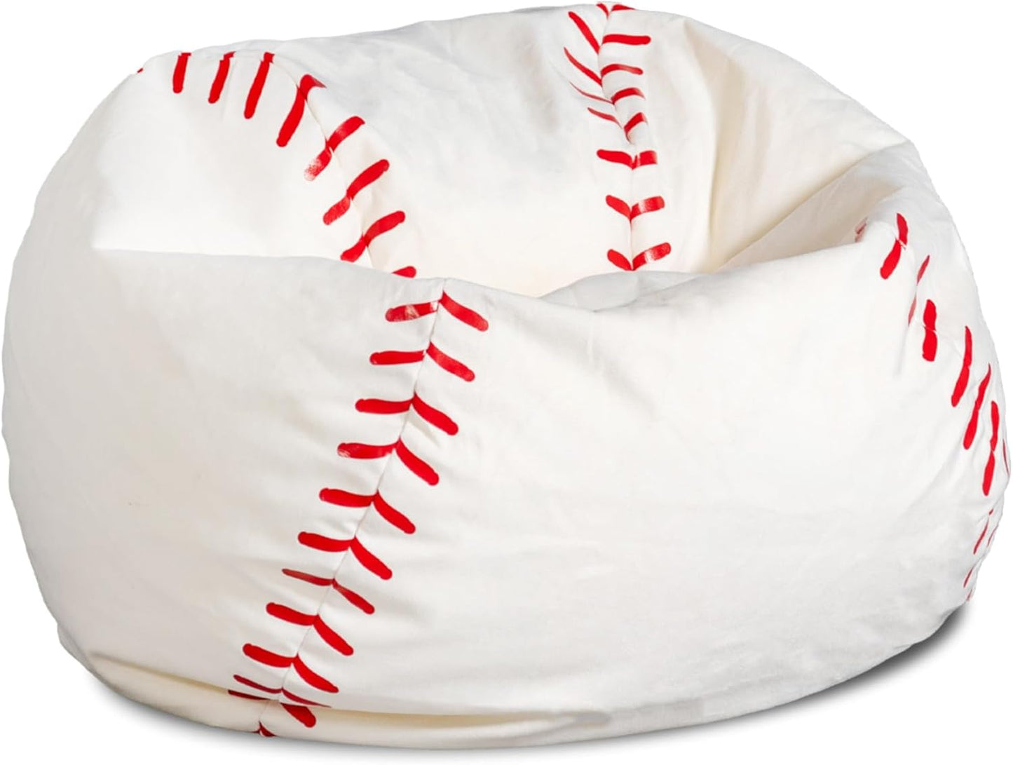 Big Joe Baseball Bean Bag Chair | Plush & Soft Polyester | 2.5 ft