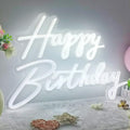 Happy Birthday Neon Sign for All Parties - Large LED Decor
