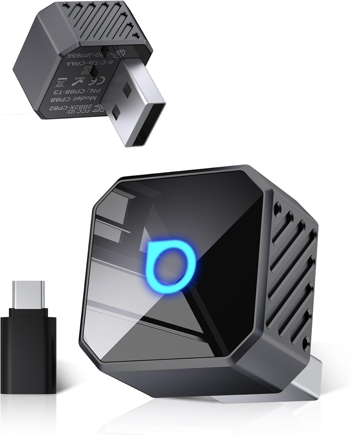 OTTOCAST Mini Pot 2025 2-in-1 Wireless CarPlay Adapter