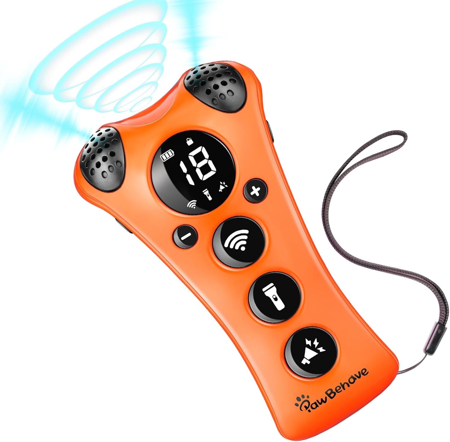Adjustable Ultrasonic Dog Trainer with 10 Levels of Sound