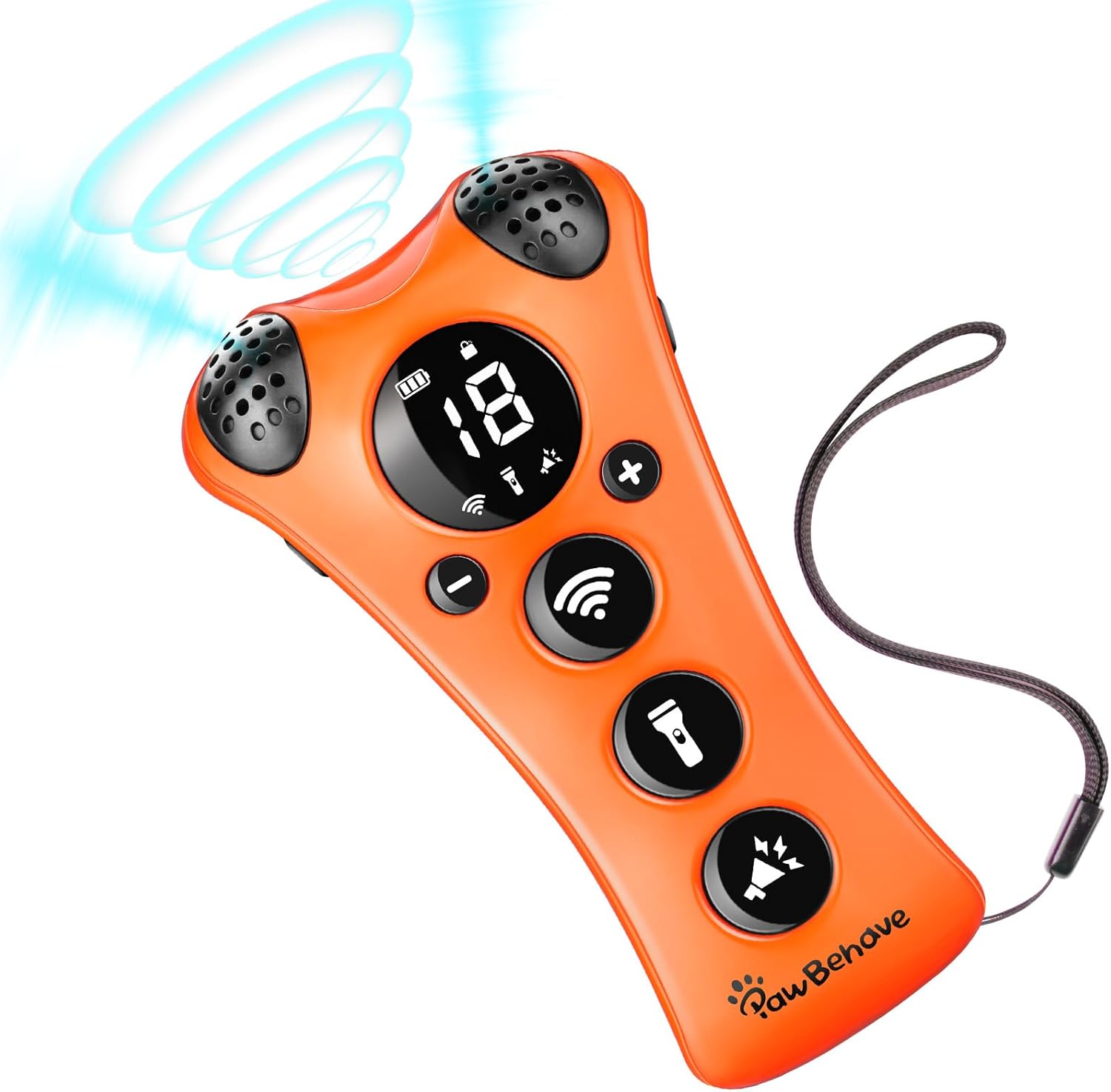 Adjustable Ultrasonic Dog Trainer with 10 Levels of Sound