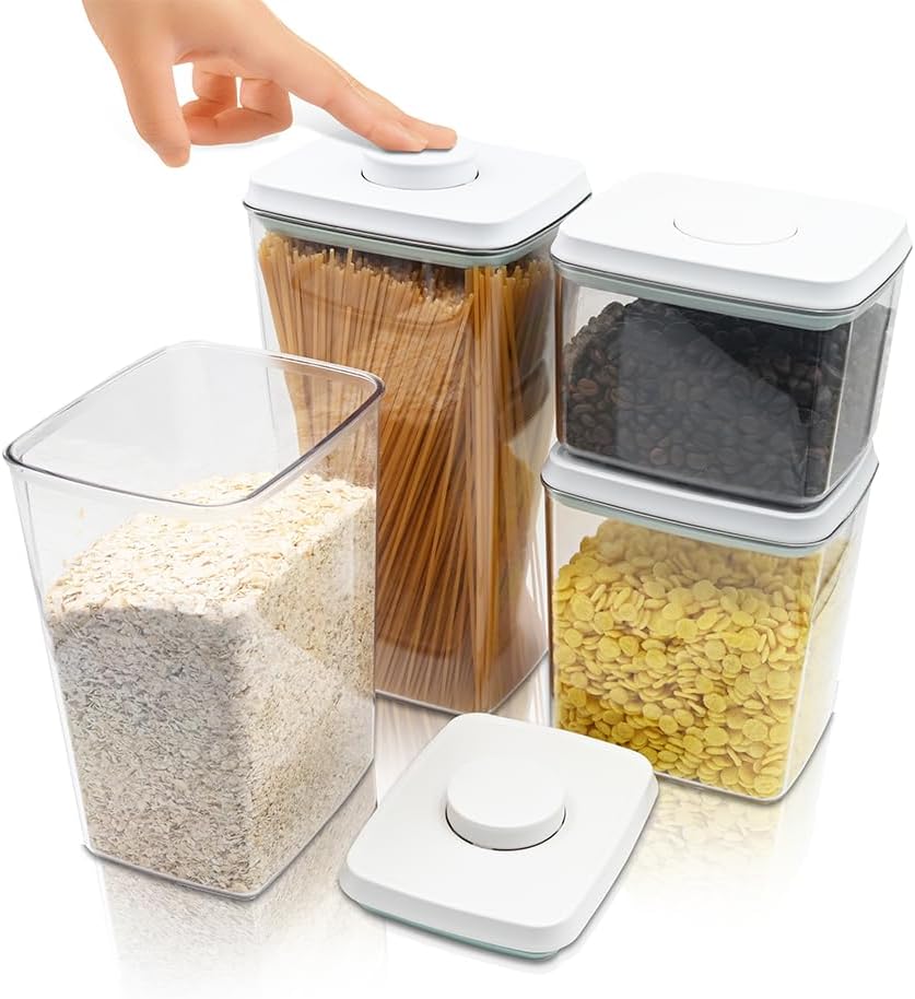 Bop Top Airtight Meal Prep Containers for Kitchen Organization
