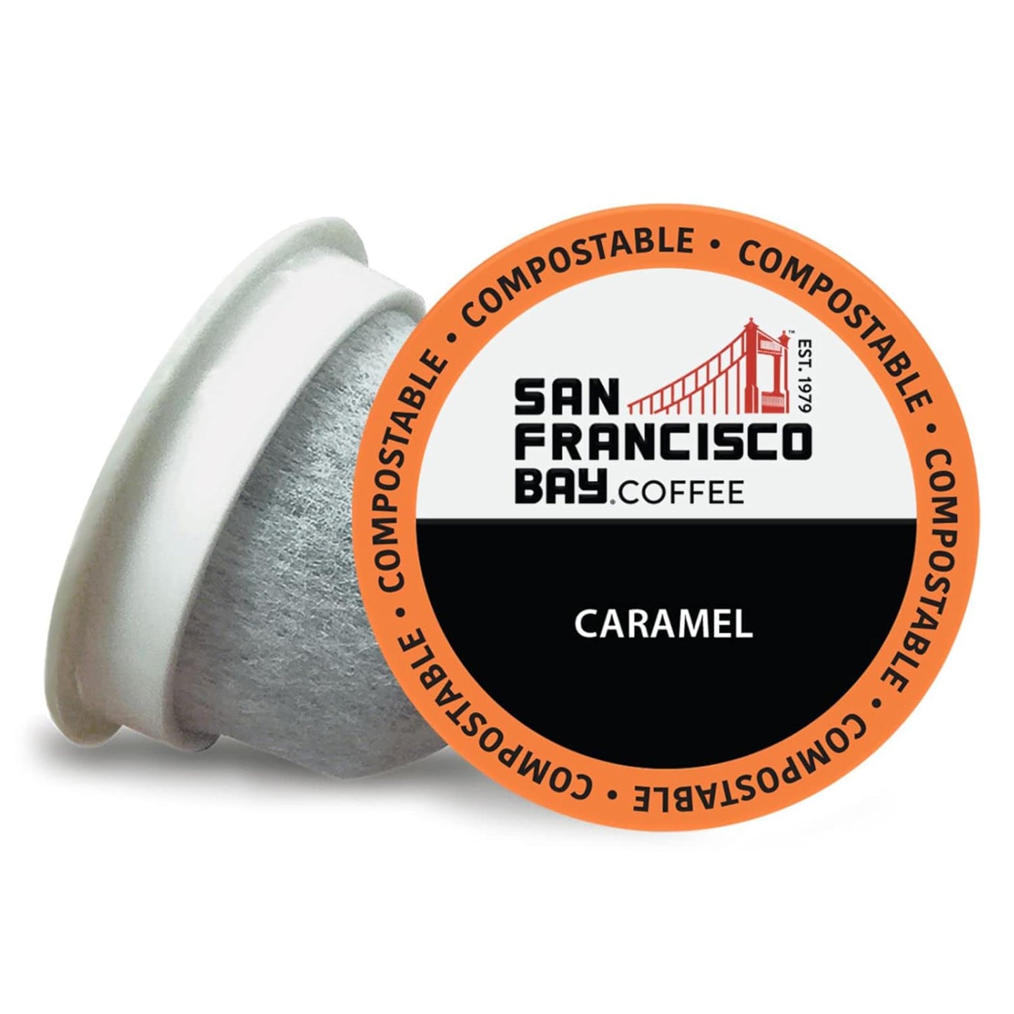 San Francisco Bay Compostable Coffee Pods - Caramel Flavor