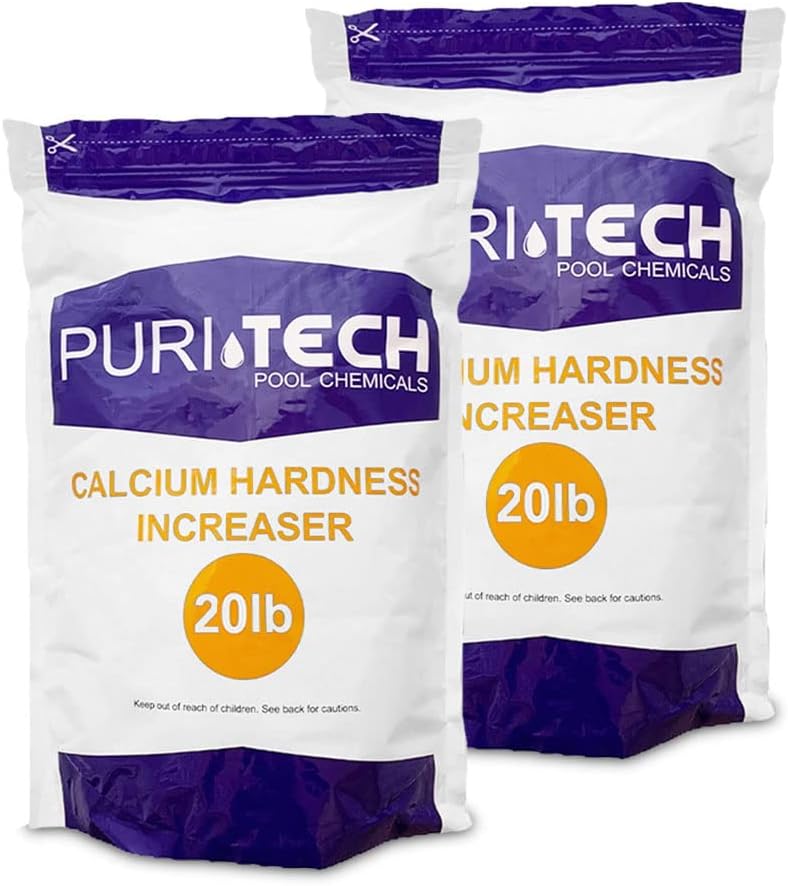 Puri Tech Swimming Pool Calcium Hardness Increaser 40lbs Pack