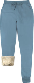 Yeokou Women's Warm Sherpa Lined Athletic Sweatpants Jogger