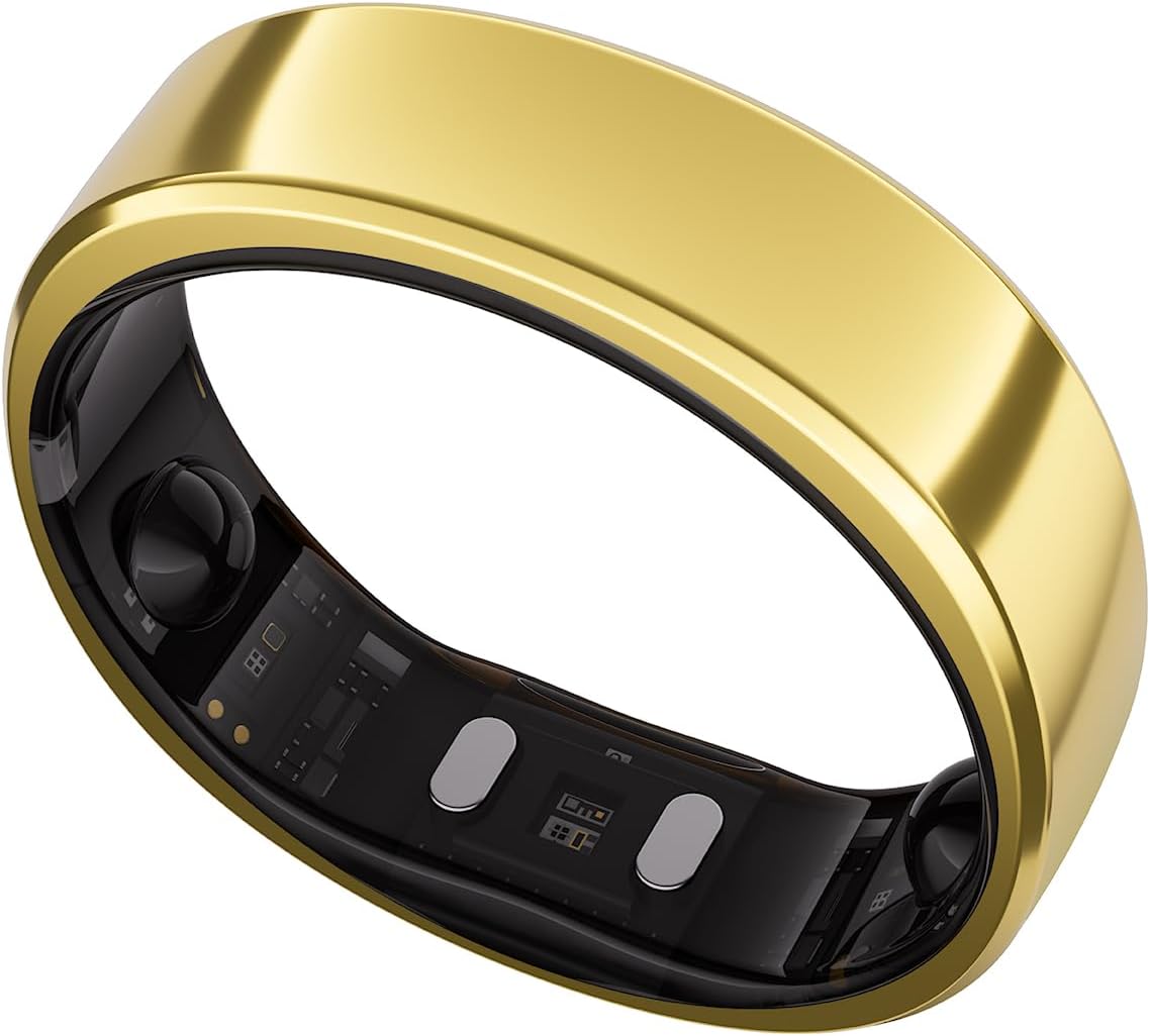 Smart Ring: Sleep Apnea Monitor, No Subscription, 12-Day Battery, Health Tracker