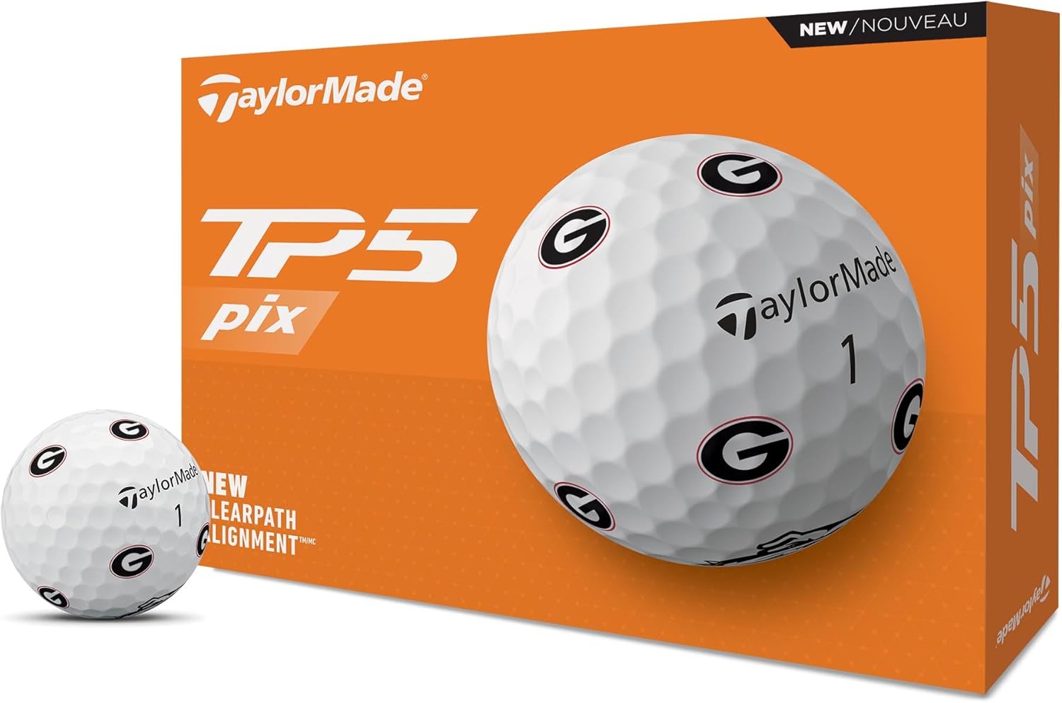 TaylorMade Golf 2024 TP5 PIX Dozen Golf Balls for Performance