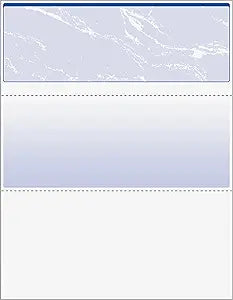 Marbled Financial Paper for Secure Business Checks - 500 Sheets