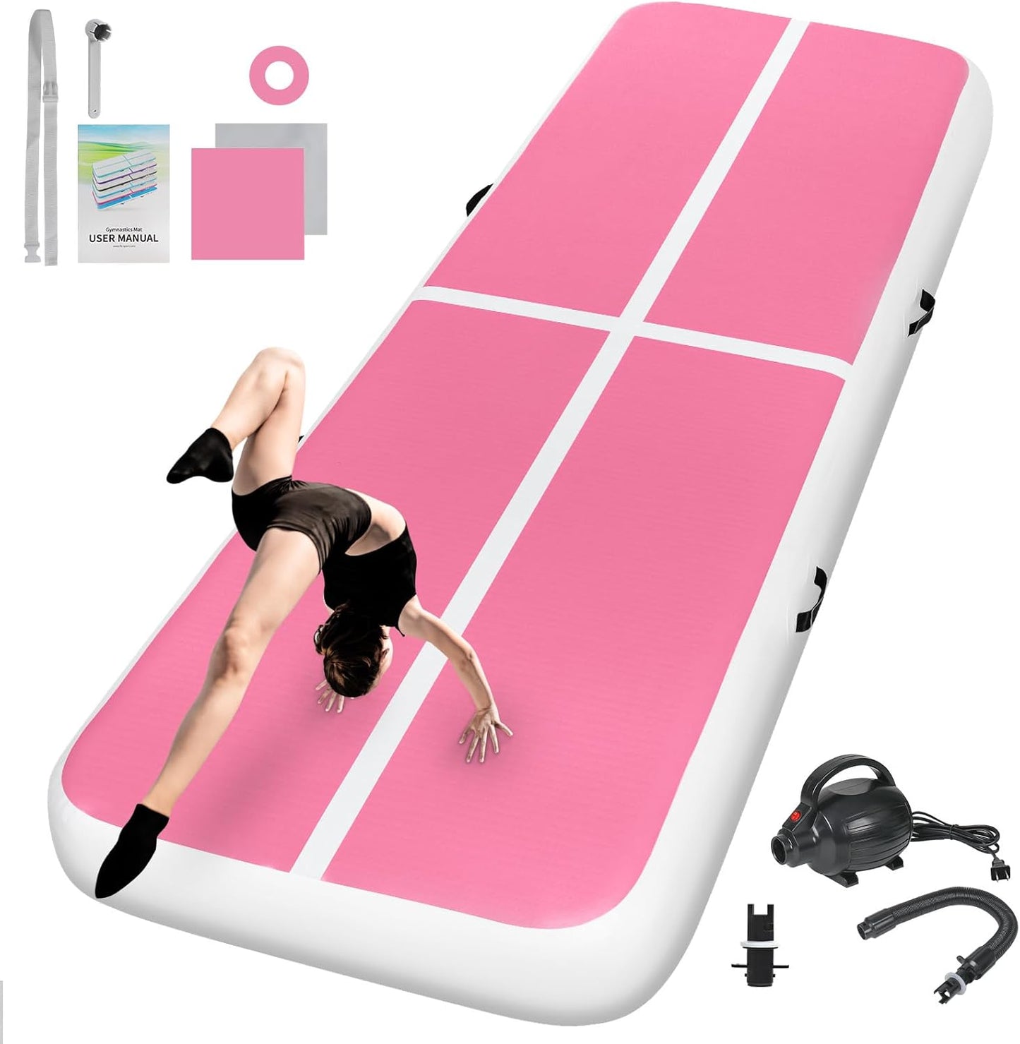 Inflatable Gymnastics Mat for Home Use and Training Needs
