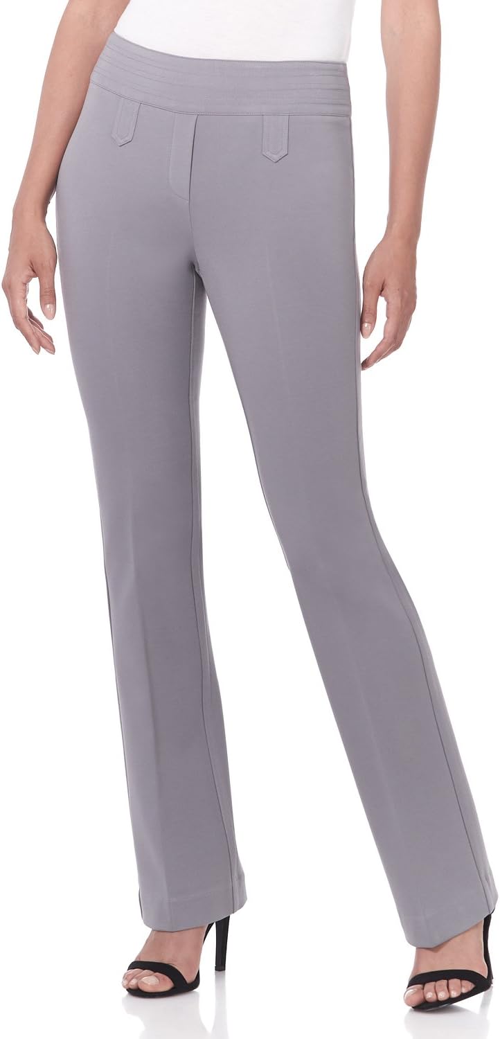 Rekucci Women's Secret Figure Bootcut Pant with Tummy Control