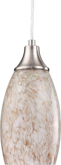 Mini Milk Glass Pendant Light with Adjustable Cord for Home