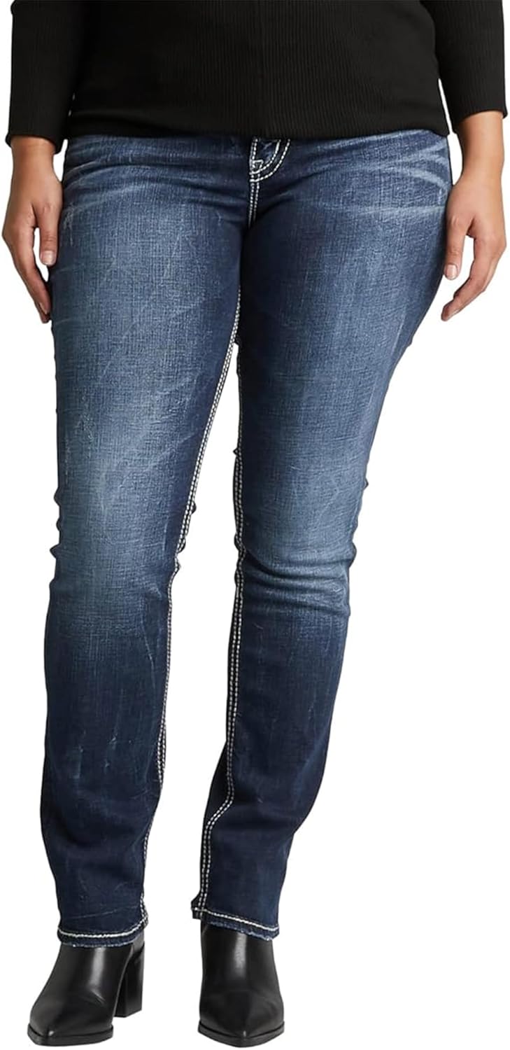 Silver Jeans Co. Women's Suki Mid Rise Curvy Fit Skinny Jeans Review