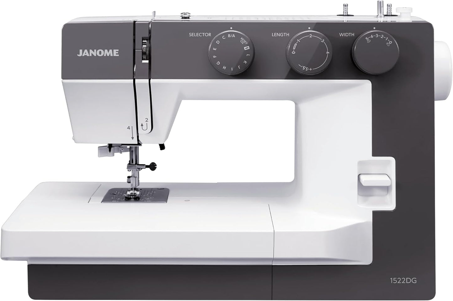 Janome 1522DG Sewing Machine with Wide Sewing Base for Projects