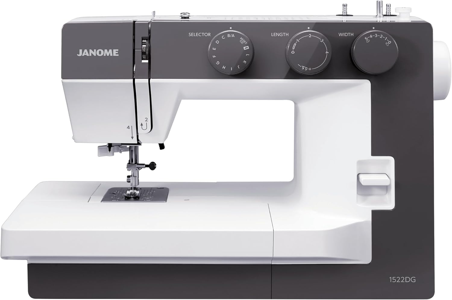 Janome 1522DG Sewing Machine with Wide Sewing Base for Projects