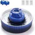 Ceramic Cat Water Fountain 2.1L - Quiet Ceramic Pet Fountain