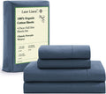 LANE LINEN 100% Organic Cotton Full Sheet Set - Soft, Hotel-Style