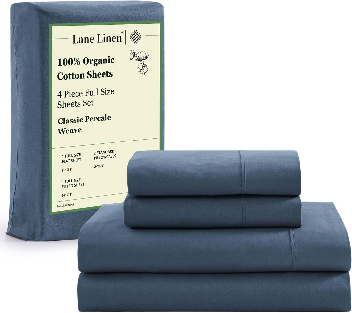 Organic Cotton Full Sheet Set for Luxurious Comfort and Quality