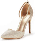 DREAM PAIRS Women's Oppointed-Lacey Pump Shoe - Feather Light 4in Heel
