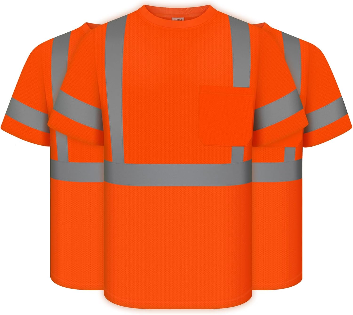 TCCFCCT High Visibility Shirt Class 3 for Men - Durable Safety Wear
