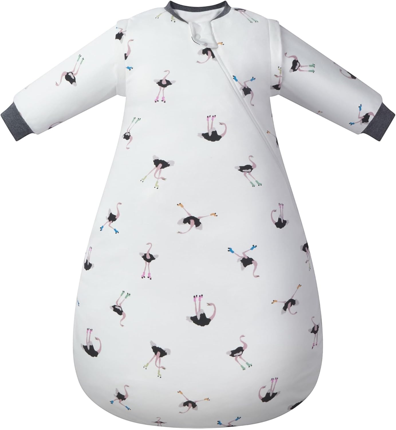 Organic Cotton Removable Long Sleeve Sleep Bag for Sensitive Skin