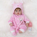 ENADOLL Reborn Baby Doll Pink Mouse 16 in Realistic Lifelike Doll