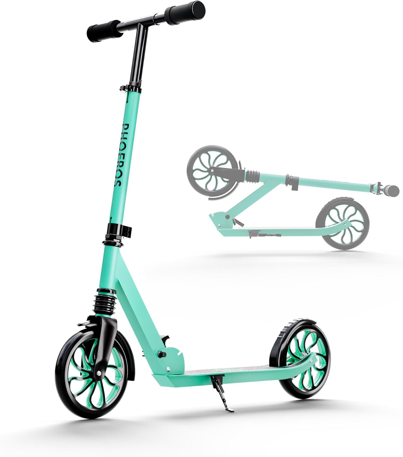 PHOEROS Kick Scooter for Kids and Teens with Adjustable Height