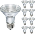 Par20 50W Flood Light Bulbs 9 Pack - Warm 3000K High Output