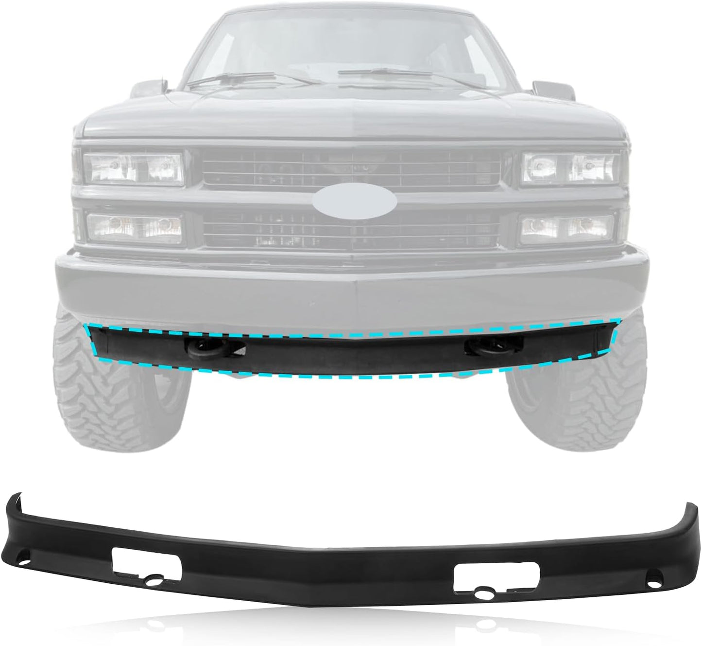 Front Bumper Air Dam Lower Valance for Chevrolet C/K Series