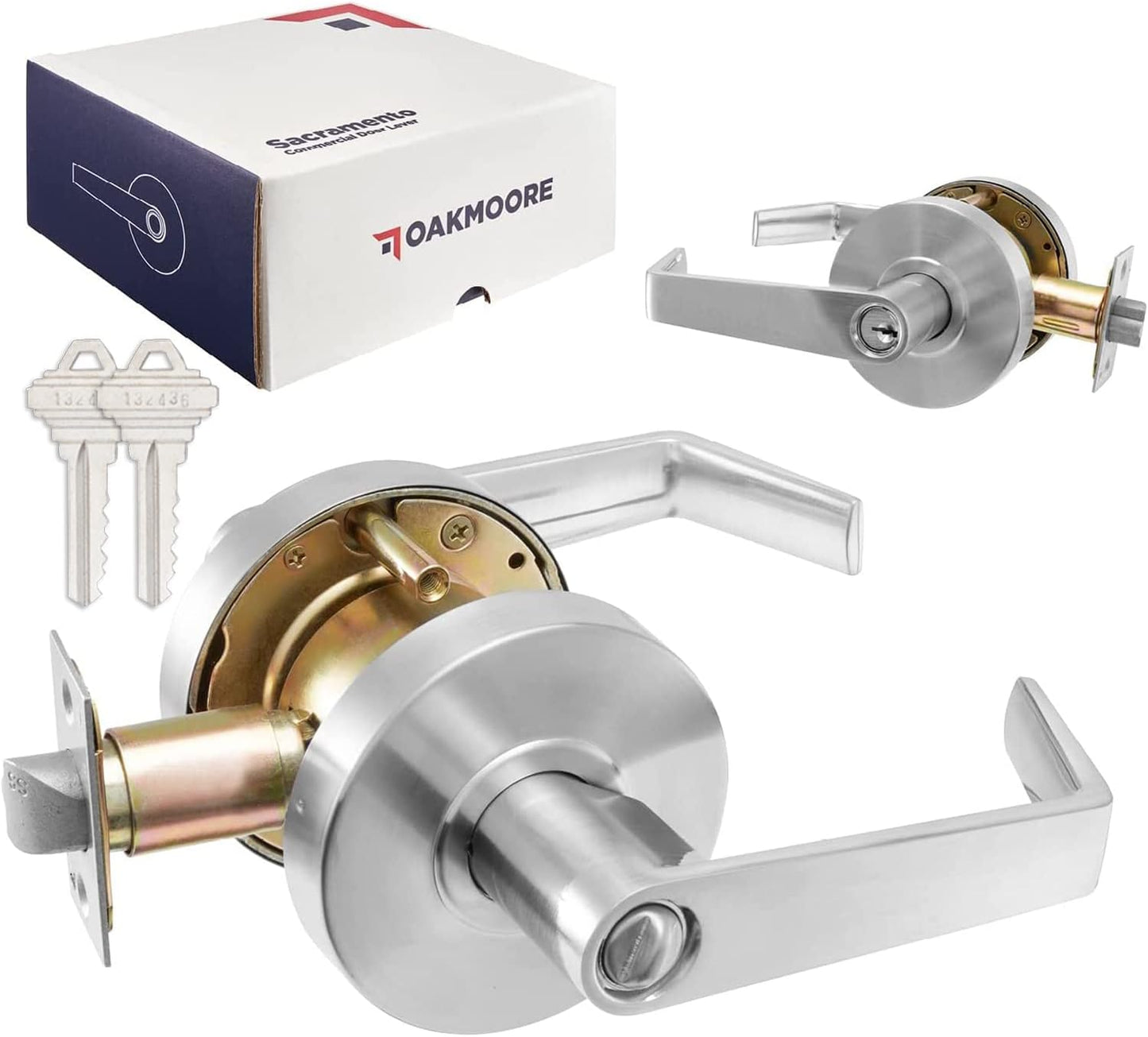 Heavy Duty Commercial Entry Door Handle Locks for Security