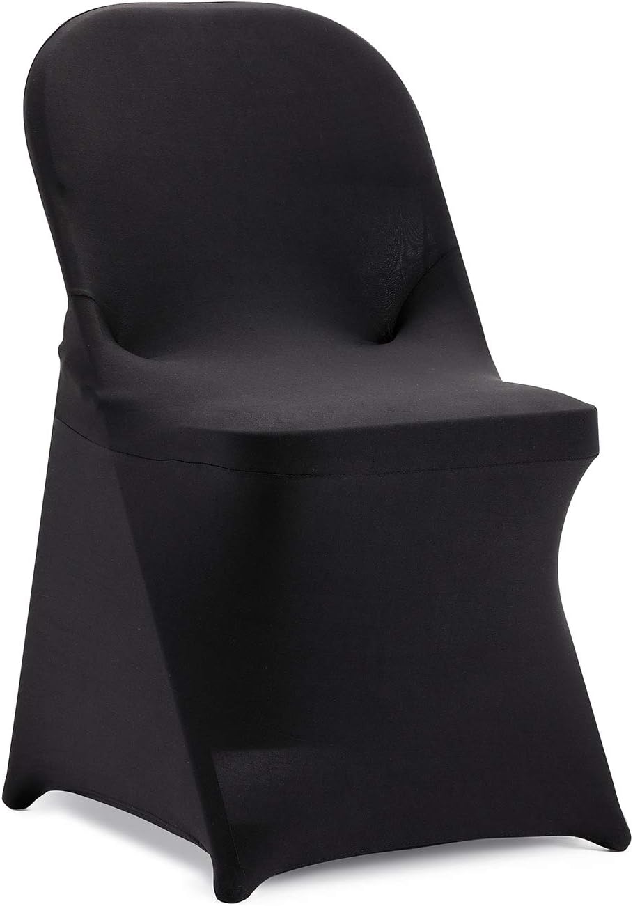Peomeise Stretch Spandex Folding Chair Covers for Events 25pcs