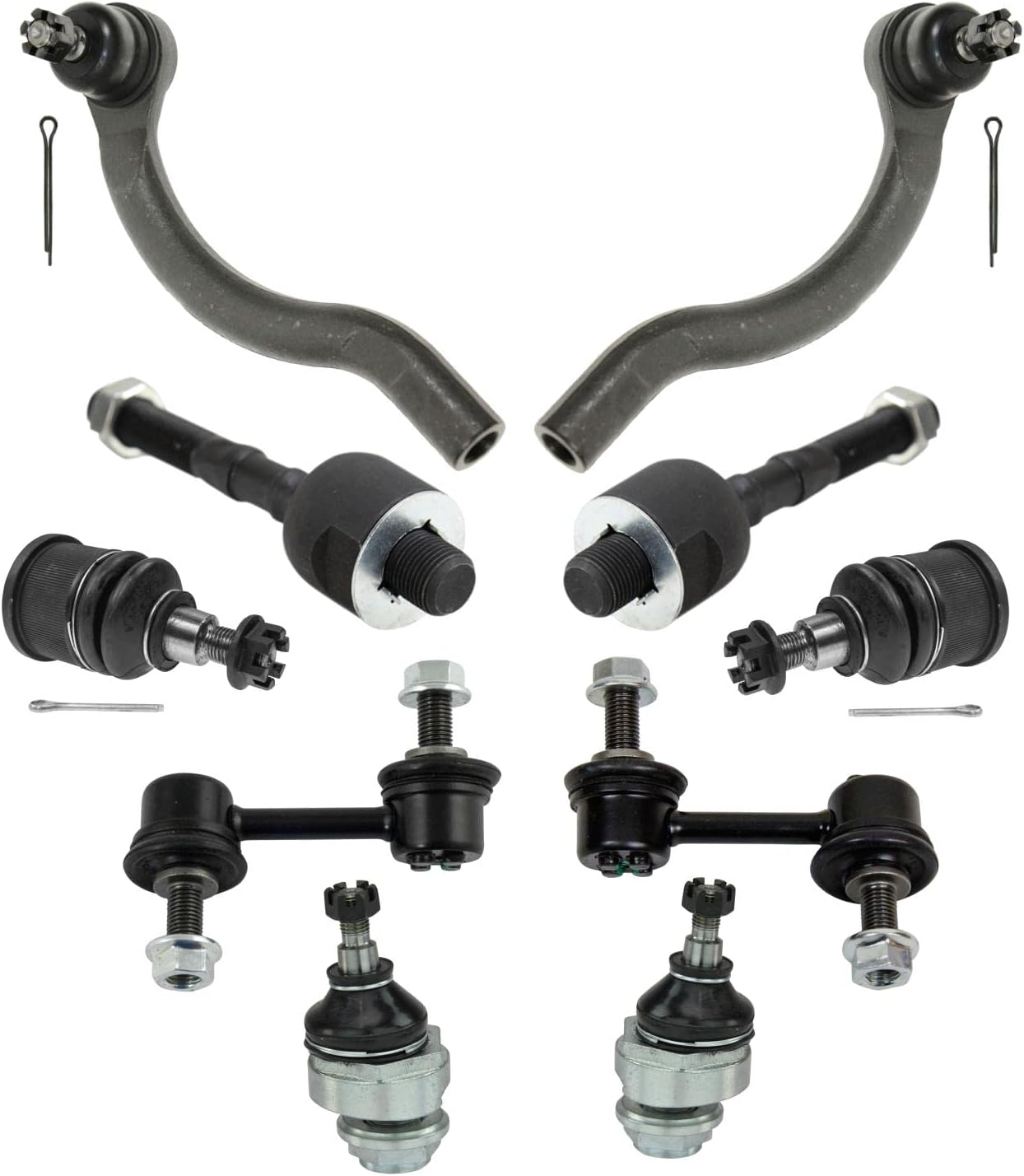 TRQ Front Steering & Suspension Kit for 2003-2007 Honda Accord
