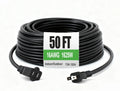 Extension Cord 50 Ft 16AWG 2-Prong Outdoor - Heavy Duty 50ft