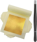Gold Flakes Sheets 100 Pack Large 5.31in x 5.31in - Decorative Luxury