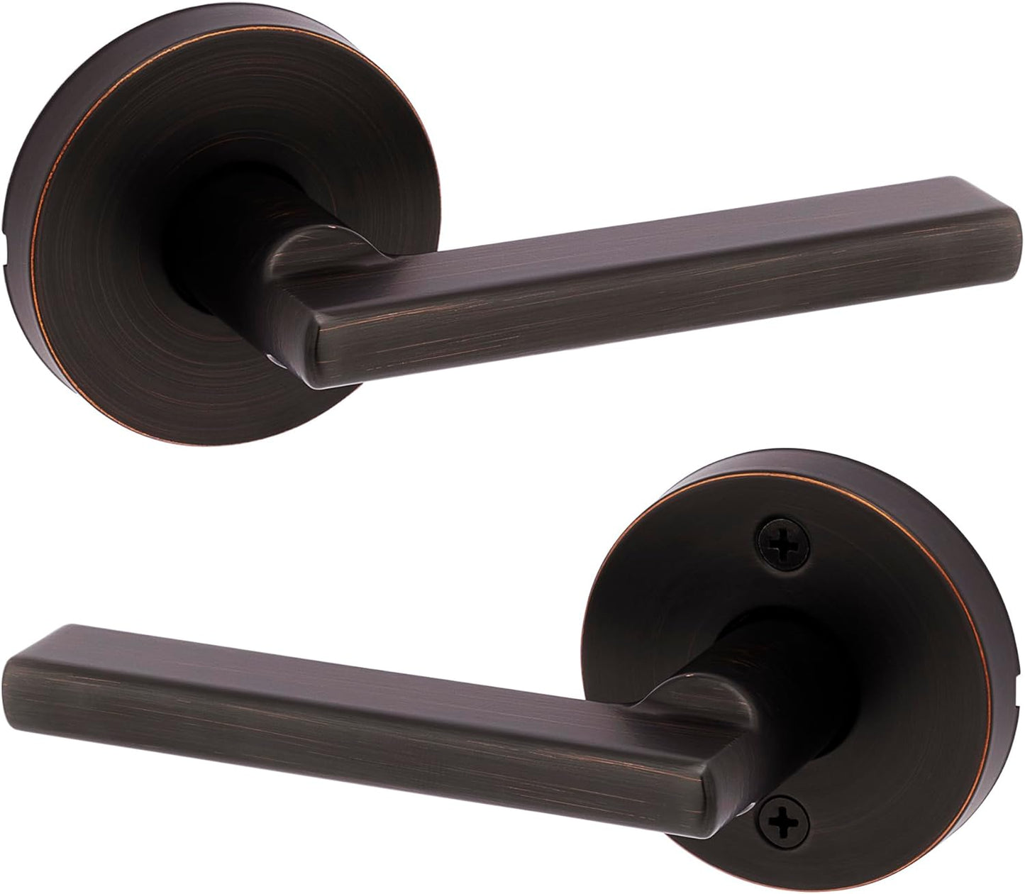 Kwikset Halifax Interior Passage Door Knob with Microban Protection