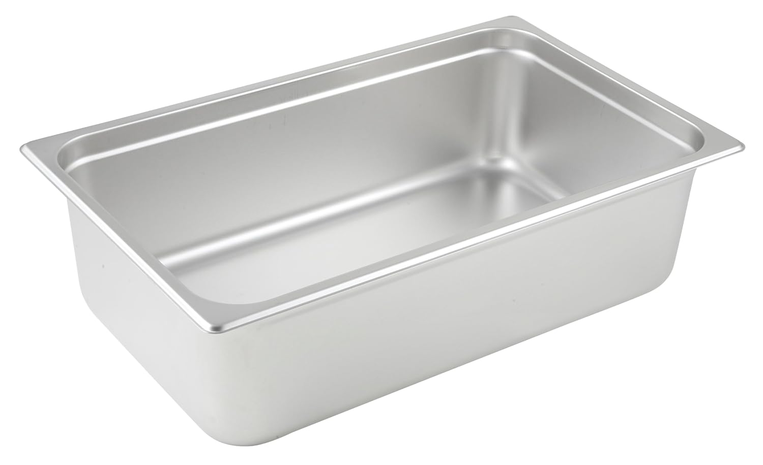 Winco Anti-Jamming Steam Pan Full-Size 6-Inch for Kitchen Use