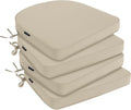 Favoyard Outdoor Chair Cushions Set of 4 Waterproof Seat Cushions