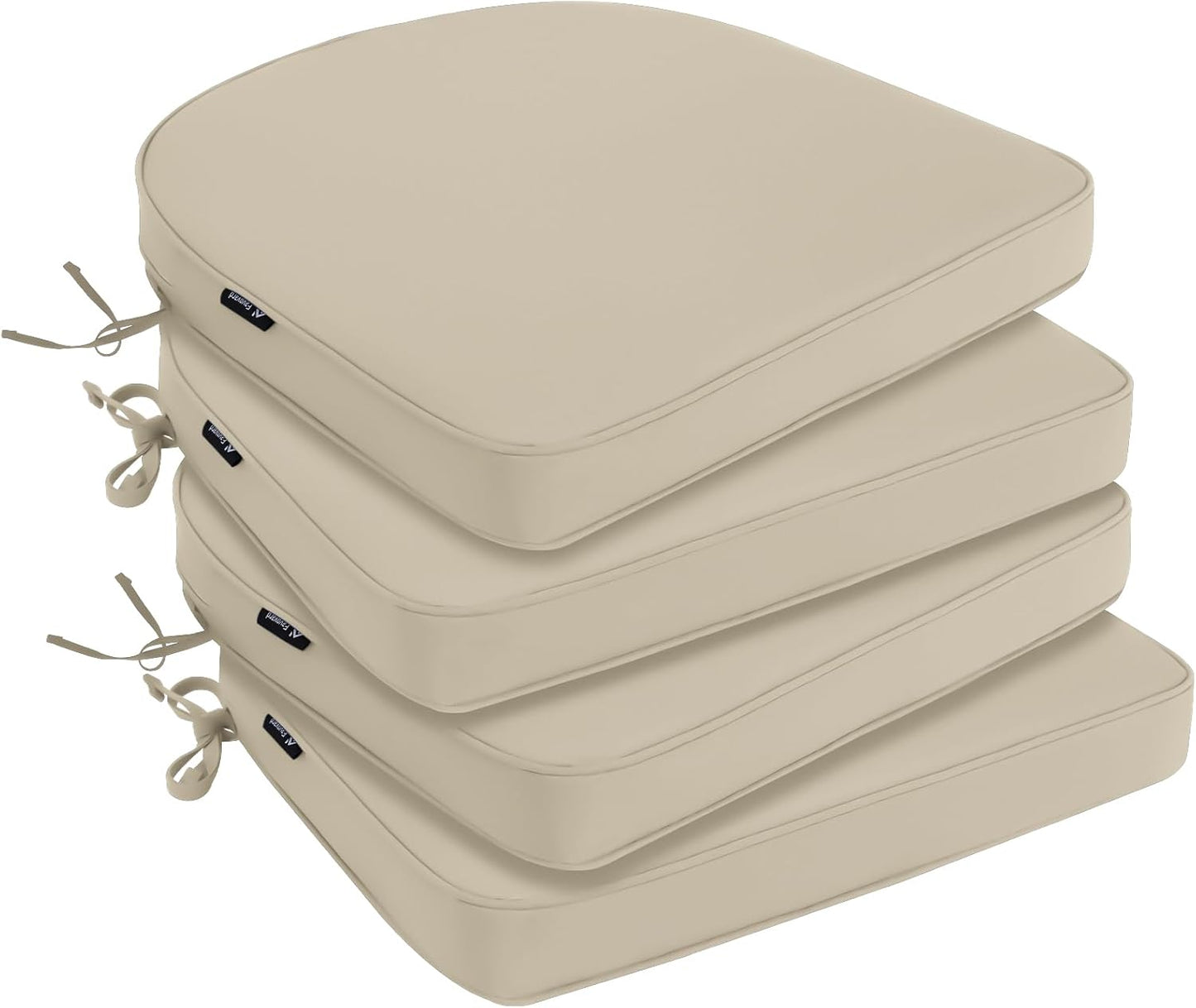 Favoyard Outdoor Chair Cushions Set of 4 Waterproof Seat Cushions