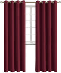 Blackout Curtains - Thermal Grommet Room Darkening Panels 52 x 120 in