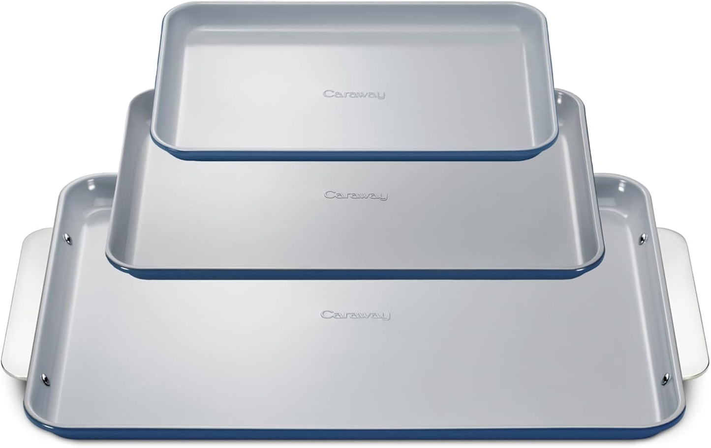 Caraway Non-Stick Ceramic Baking Sheet Trio for Healthy Baking