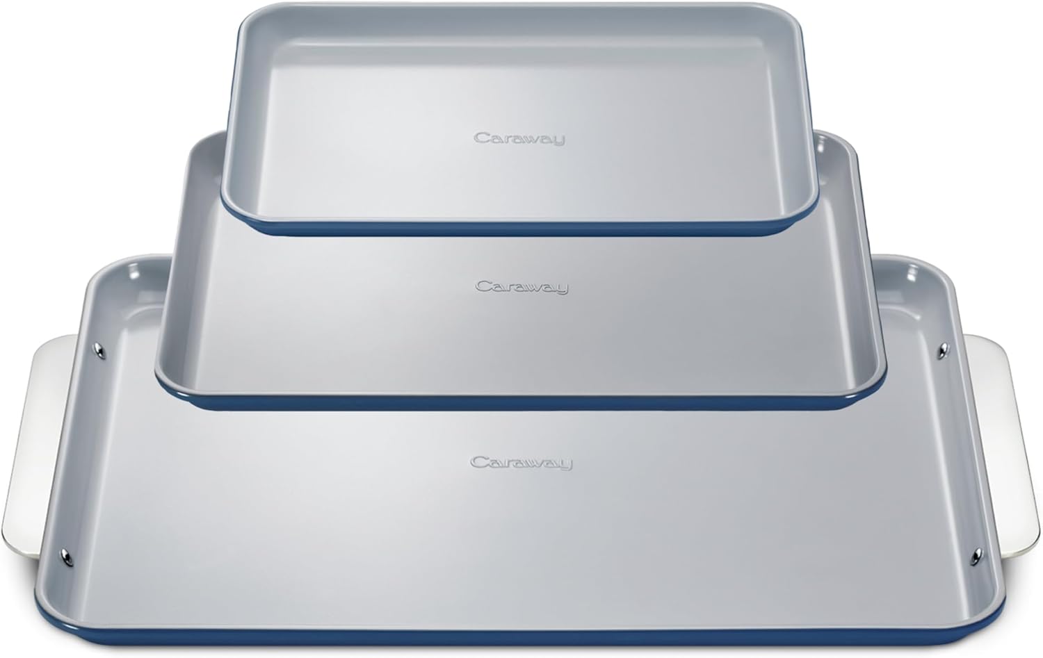 Caraway Non-Stick Ceramic Baking Sheet Trio for Healthy Baking