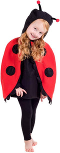 Ladybug Costume Toddler Girl - Cute Hooded Cape & Tunic