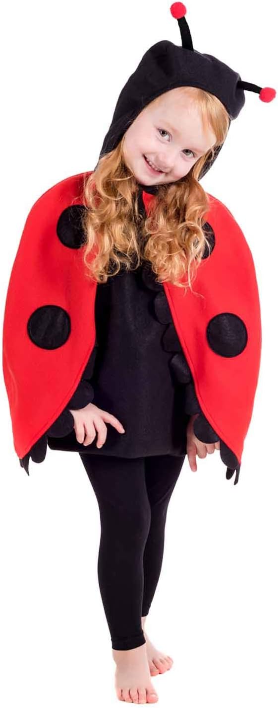 Toddler Girl Ladybug Costume for Halloween and Dress-Up Fun