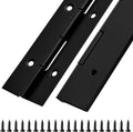 2Pack Heavy Duty Piano Hinge 24in Stainless Steel for Cabinets