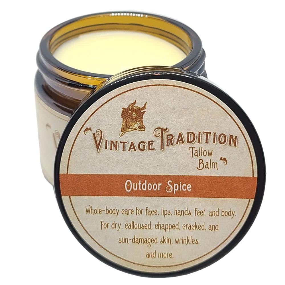 Vintage Tradition Beef Tallow All Purpose Balm for Skin Care