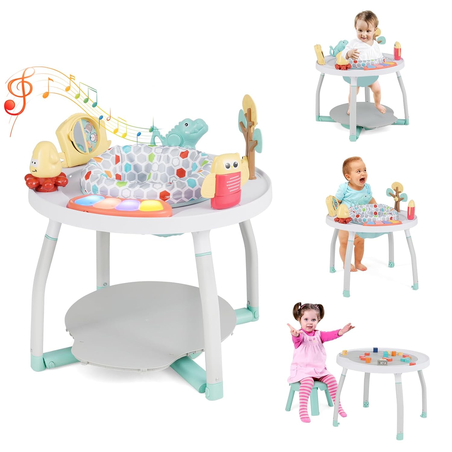 HONEY JOY 5-in-1 Baby Activity Center: Engaging Play Table!