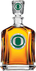 Heritage Pewter Oregon Capitol Decanter - 24 oz Hand-Painted Pewter